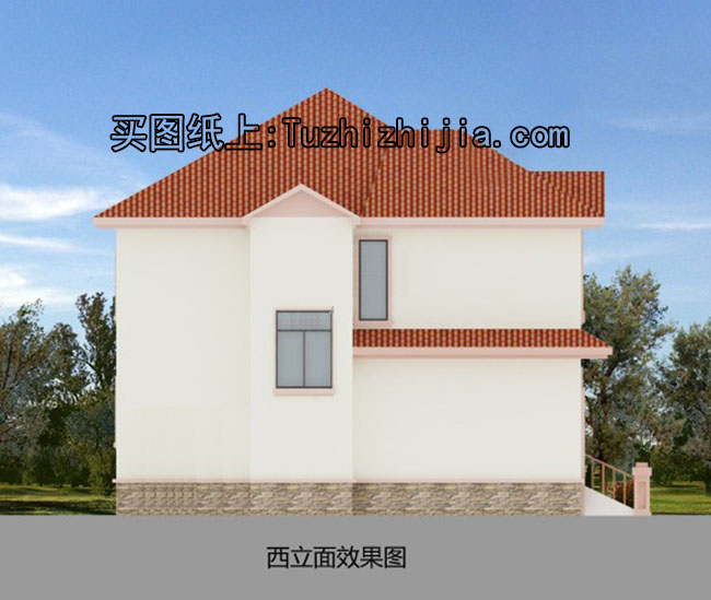 農(nóng)村二層小別墅圖片，二層別墅效果圖及設計圖