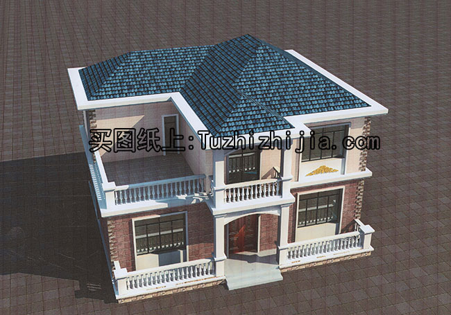 鄉(xiāng)村二層別墅設(shè)計圖，含外觀效果圖，設(shè)計師推薦