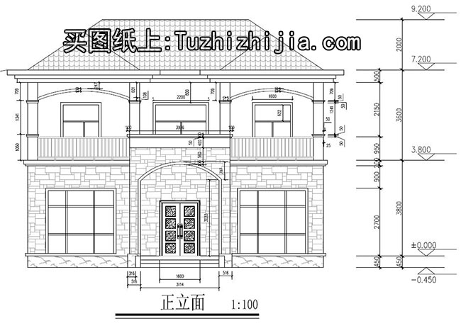 最新：二層別墅圖片大全欣賞！全套建筑施工圖！