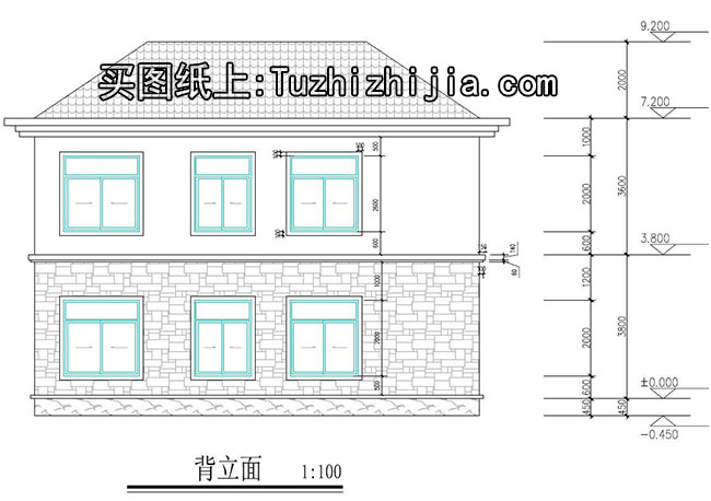 最新：二層別墅圖片大全欣賞！全套建筑施工圖！