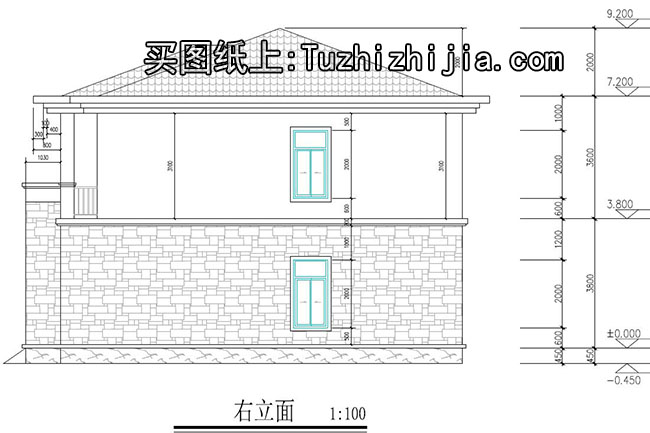 最新：二層別墅圖片大全欣賞！全套建筑施工圖！