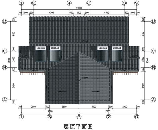 農(nóng)村建房雙拼戶型，首層架空，內(nèi)外雙梯，帶平面圖！