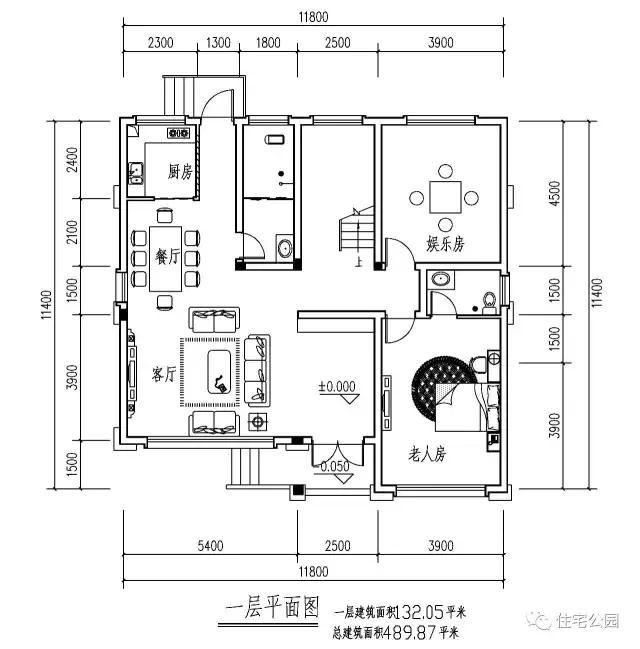 最新款農(nóng)村三層樓房設(shè)計，弧形落地窗采光好，全圖！