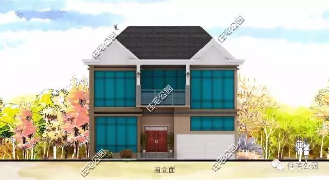 獨(dú)棟小別墅設(shè)計(jì)方案，旋轉(zhuǎn)樓梯帶夾層，怎么做到的？