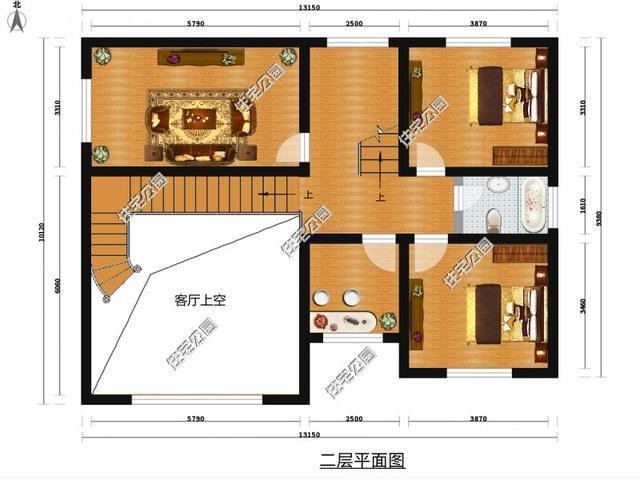 回農(nóng)村，自建三層小別墅設(shè)計(jì)！分享最新圖紙！