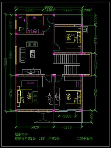 新農(nóng)村別墅設(shè)計(jì)圖，三層溫馨小居接地氣！