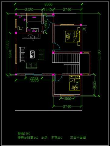 新農(nóng)村別墅設(shè)計(jì)圖，三層溫馨小居接地氣！