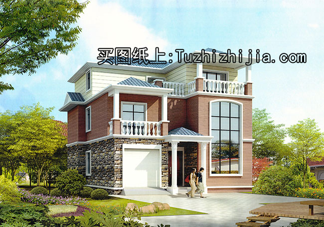 11*11米全套農(nóng)村三層別墅設(shè)計施工圖，簡約雅致！