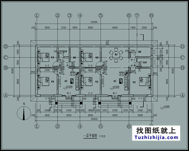 農(nóng)村雙拼別墅設(shè)計圖，適合有兩個兄弟的家庭自建！