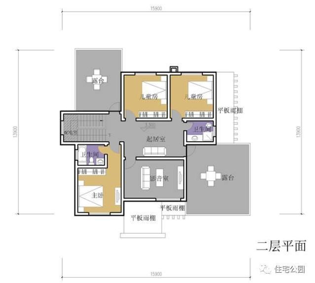 農(nóng)村2層別墅16X15米，經(jīng)典戶型、經(jīng)濟(jì)實(shí)用