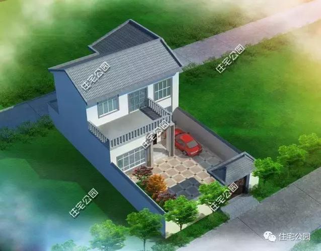 10X11米中式別墅小院，田園舒適、有車位有菜園！