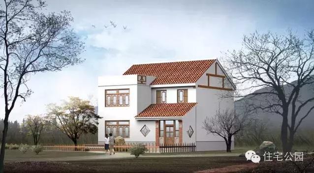 9X9米農(nóng)村別墅設(shè)計, 戶型方正實用、兩側(cè)無窗!