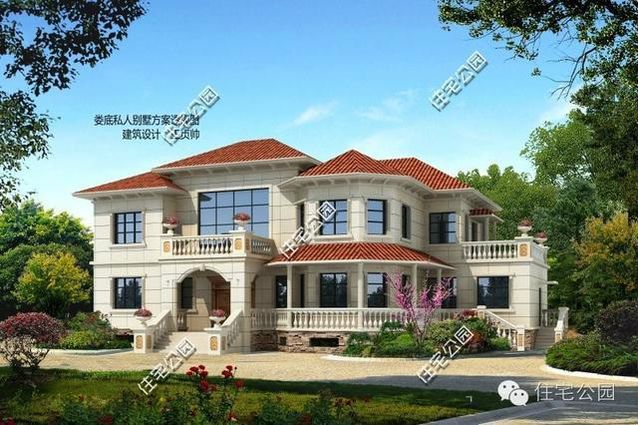 17X24米的農(nóng)村別墅房子，兩種配色選哪個(gè)？