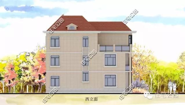 8米的面寬怎樣建獨棟小別墅？還帶有挑空客廳、大露臺