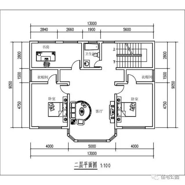 實拍13X9米農(nóng)村別墅，弧形采光窗、有堂屋