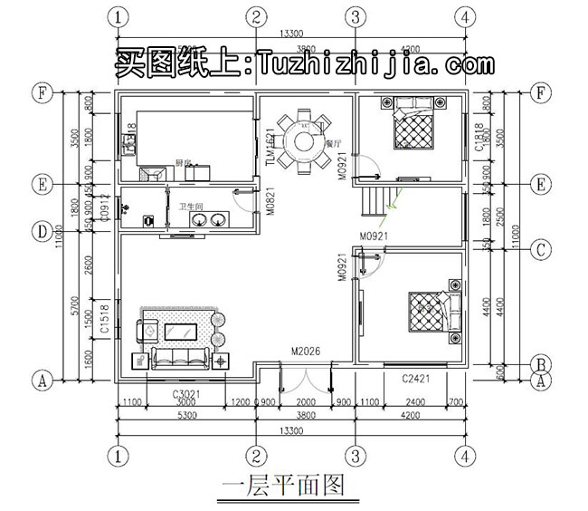 10X13米鄉(xiāng)村二層別墅設(shè)計(jì)，非常實(shí)用，20萬建成！