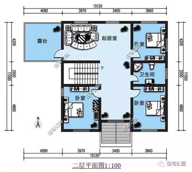 農(nóng)村實(shí)用型別墅設(shè)計(jì)，獨(dú)立廚房和車位！