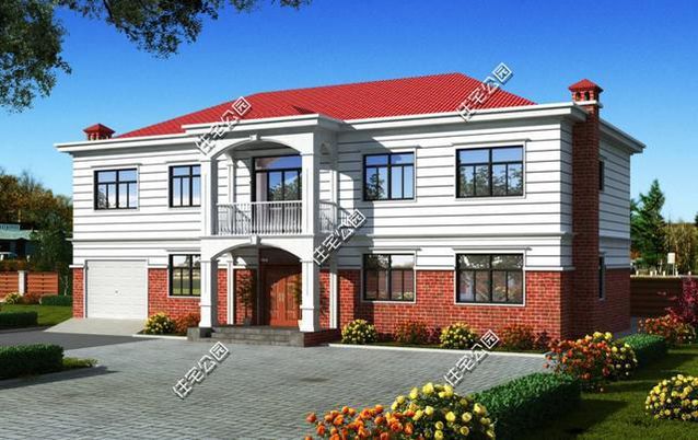 18X11米農村2層別墅，架空層、可做火炕