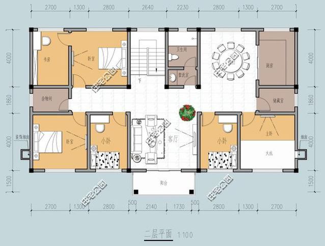 18X11米農村2層別墅，架空層、可做火炕