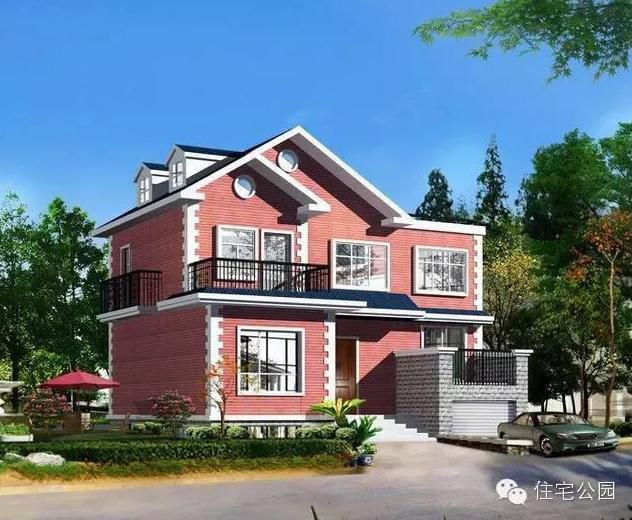 12X12米方正戶型別墅，磚混結(jié)構(gòu)也抗震的房屋