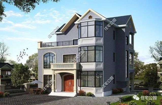 11X11米農村28萬自建別墅，弧形采光窗、實用！