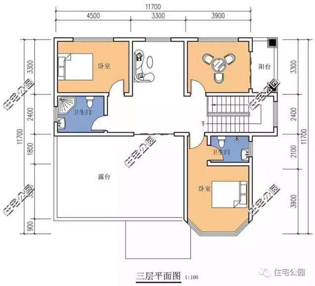 11X11米農村28萬自建別墅，弧形采光窗、實用！