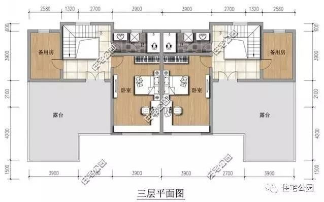 兄弟攜手建雙拼別墅10.5X12.3米，接地氣！