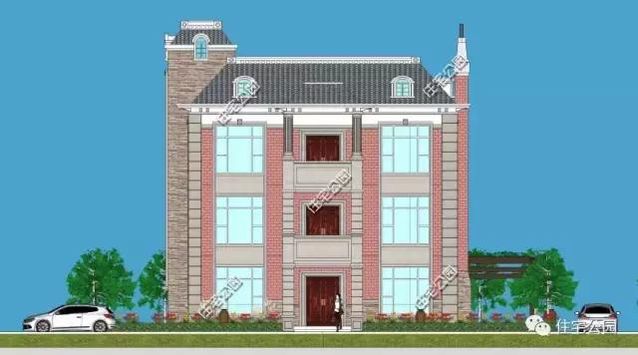 13X13米農(nóng)村復(fù)古風(fēng)格別墅，戶型方正、臥室多