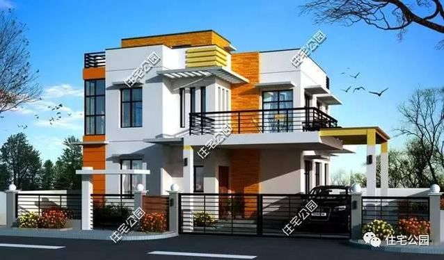 5套現代風格別墅，80、90后喜愛的戶型！含平面