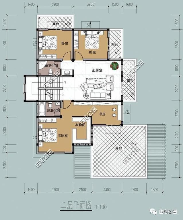 5套現代風格別墅，80、90后喜愛的戶型！含平面
