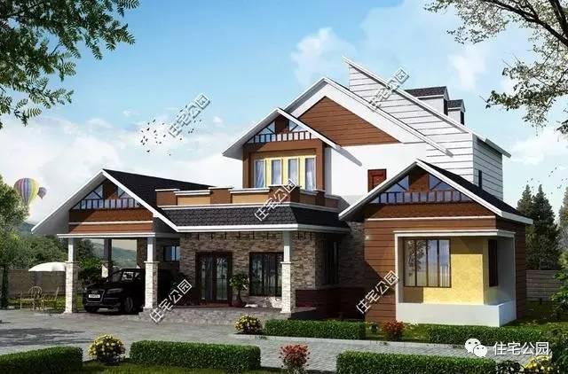 一層半小別墅16X15米，時(shí)尚實(shí)用，24萬建成！