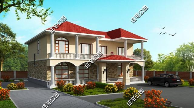 農(nóng)村自建房15米面寬戶型2套，7個衛(wèi)生間多么？