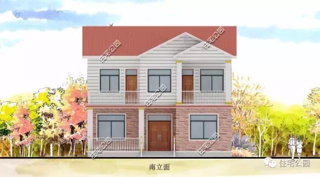 10X10米2層經(jīng)典別墅，戶型方正成本18萬，全圖展示！