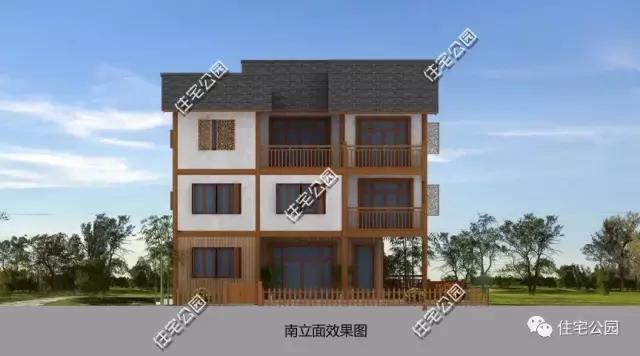 農村風景好，自建3層12X10米觀景別墅，在家就能掙錢！