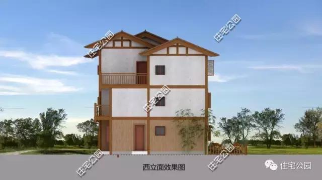 農村風景好，自建3層12X10米觀景別墅，在家就能掙錢！