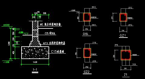 3層別墅CAD圖紙，占地面積120平米，建筑面積301方米