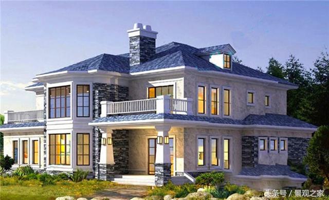 新農(nóng)村兩層別墅設計圖紙及效果圖！