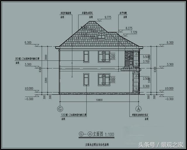 新農(nóng)村兩層別墅設計圖紙及效果圖！