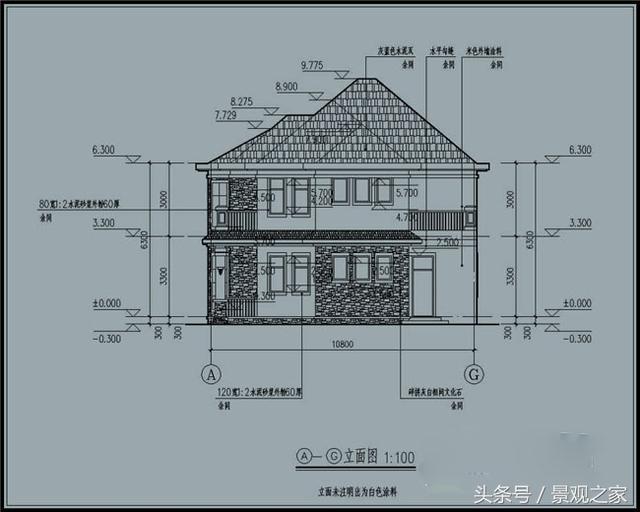 新農(nóng)村兩層別墅設計圖紙及效果圖！