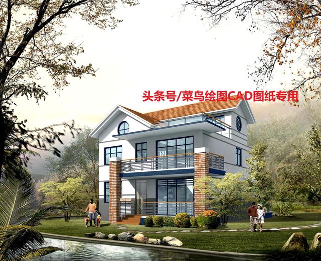 21萬(wàn)建3層別墅！平屋頂與坡屋頂相結(jié)合，簡(jiǎn)潔大方空間利用率高