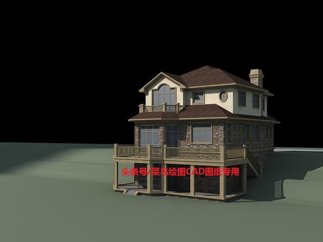 26萬建3層別墅！簡潔大方空間利用率高，富有時代氣息！