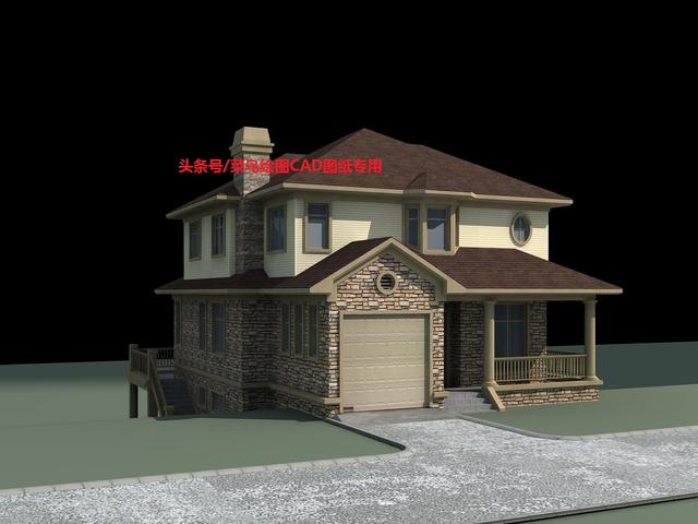 26萬建3層別墅！簡潔大方空間利用率高，富有時代氣息！