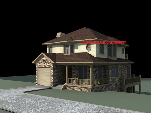 26萬建3層別墅！簡潔大方空間利用率高，富有時代氣息！