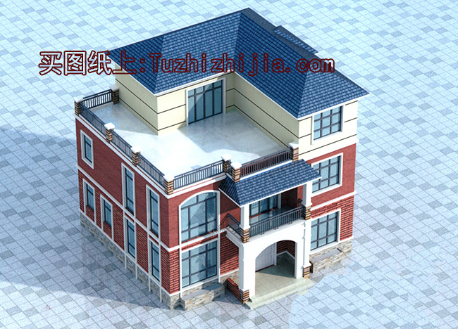 農(nóng)村三層樓房設(shè)計圖，帶外觀圖片，新款戶型