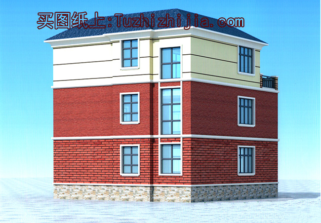 農(nóng)村三層樓房設(shè)計圖，帶外觀圖片，新款戶型