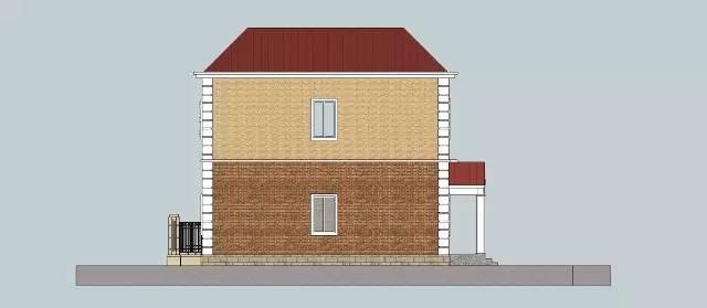 12米x10米帶車庫兩層小別墅, 毛坯25萬毛坯能建！