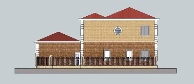 12米x10米帶車庫兩層小別墅, 毛坯25萬毛坯能建！