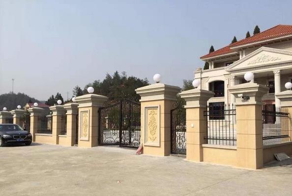 別墅配上歐式構(gòu)件檔次就高了, 沒(méi)幾百萬(wàn)下不來(lái)！