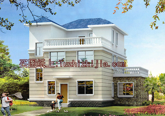 三十萬農(nóng)村別墅設(shè)計圖帶外觀圖片，30萬造價別墅展示