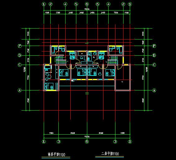 2套帶堂屋中式鄉(xiāng)村雙拼別墅設(shè)計(jì)圖紙, 單戶15萬內(nèi)含平面圖！